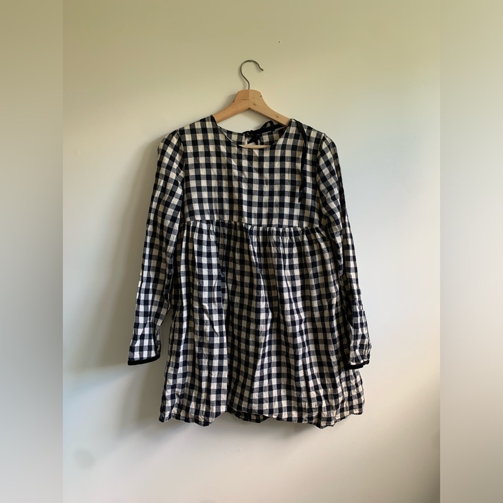 Handmade gingham dress